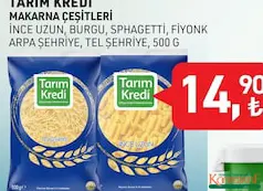 TARIM KREDİ 500 GR BURGU MAKARNA TARIM KREDİ 500 GR BURGU MAKARNA